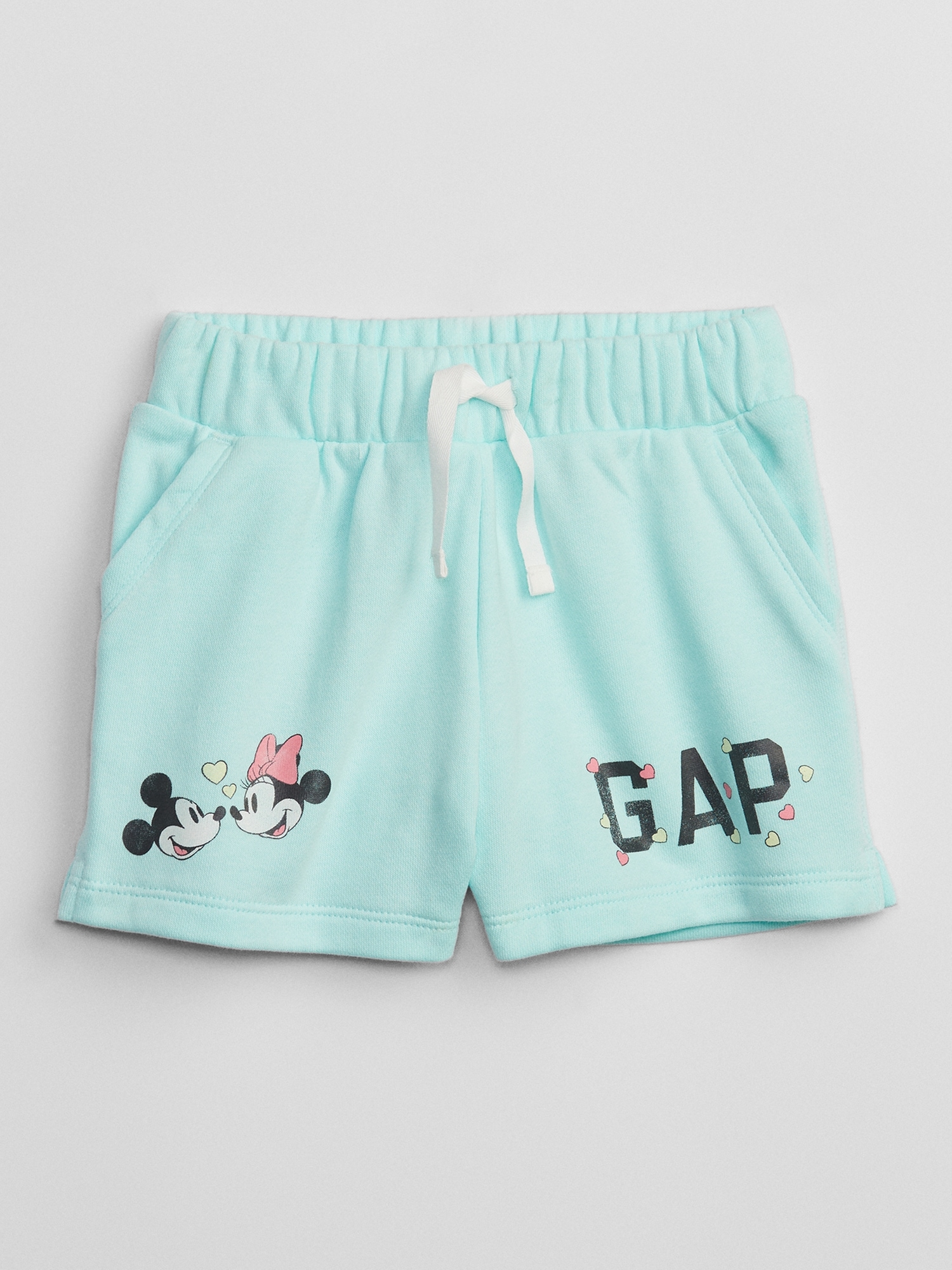 babyGap | Disney Mickey Mouse and Minnie Mouse Logo Pull-On Shorts