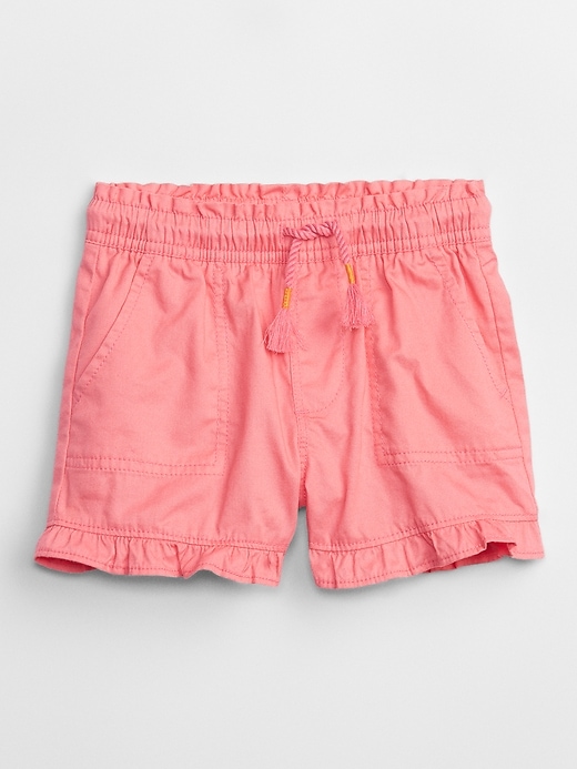 View large product image 1 of 2. babyGap Twill Pull-On Shorts with Washwell
