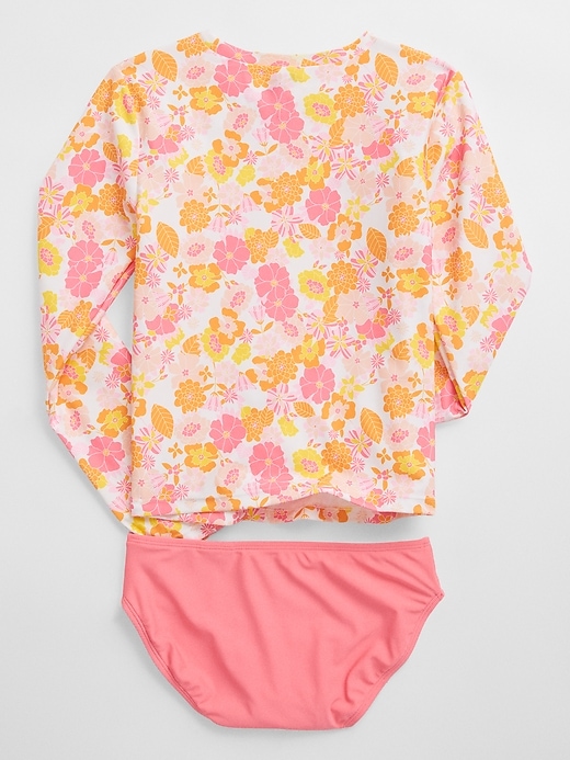 View large product image 2 of 2. Kids Two-Piece Rash Guard