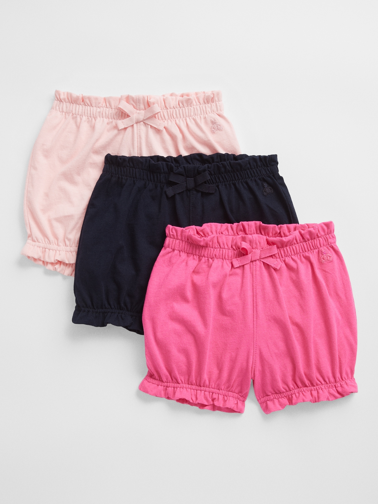 babyGap Ruffle Pull-On Shorts (3-Pack)