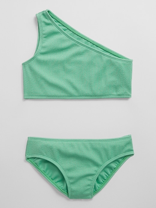 View large product image 1 of 2. Kids One Shoulder Swim Two-Piece