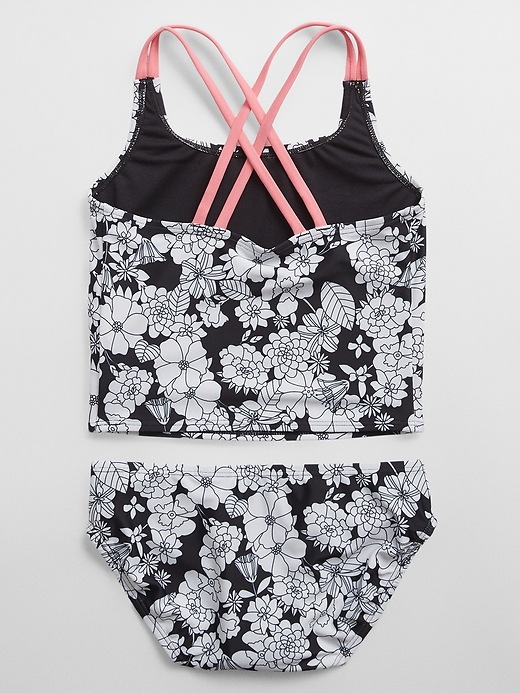 View large product image 2 of 2. Kids Print Swim Tankini