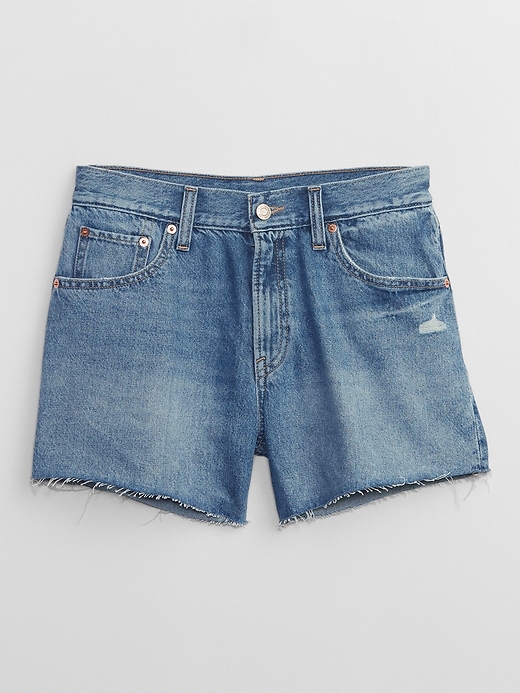 Image number 3 showing, 4" Mid Rise Distressed Stride Shorts