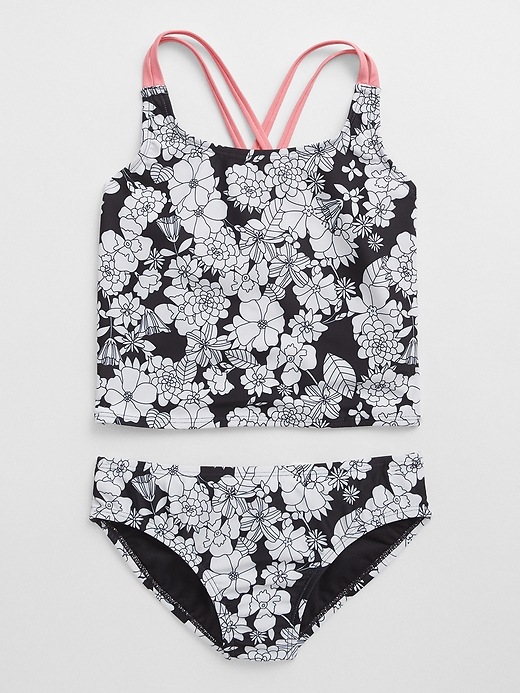 View large product image 1 of 2. Kids Print Swim Tankini