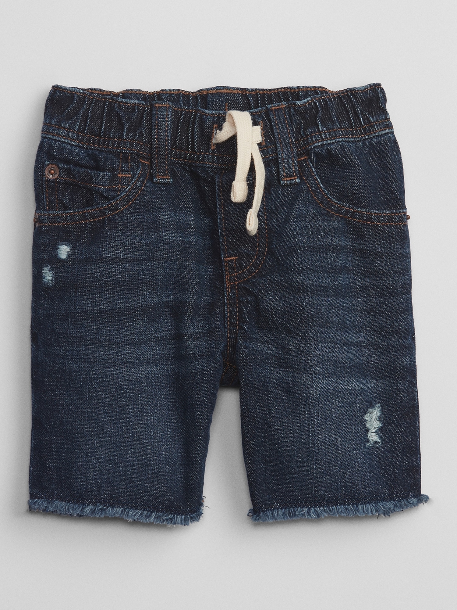 babyGap Distressed Denim Pull-On Shorts with Washwell