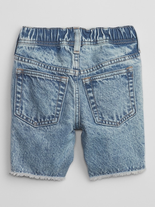 View large product image 2 of 2. babyGap Denim Pull-On Shorts with Washwell