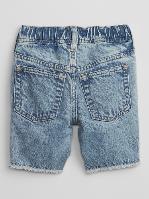 View large product image 2 of 2. babyGap Denim Pull-On Shorts with Washwell