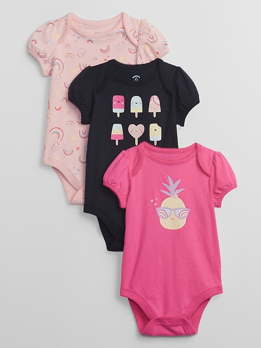 View large product image 1 of 1. Baby Bodysuit (3-Pack)