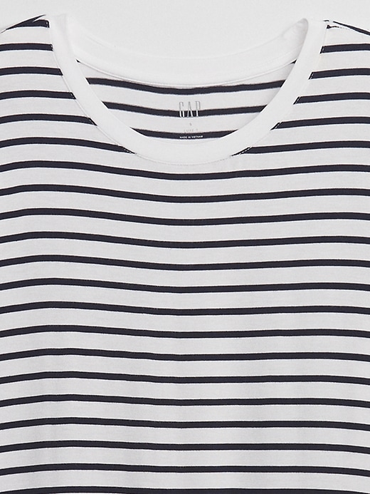 Image number 6 showing, Luxe Stripe Crewneck T-Shirt