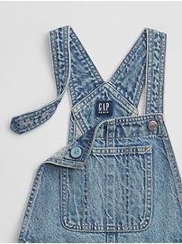 View large product image 3 of 3. Kids Denim Shortalls with Washwell