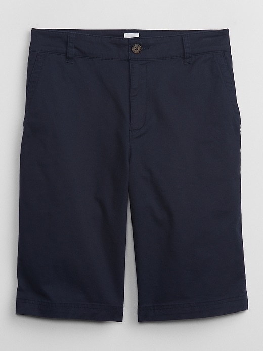 Image number 5 showing, 9" Mid Rise Twill Bermuda Shorts with Washwell