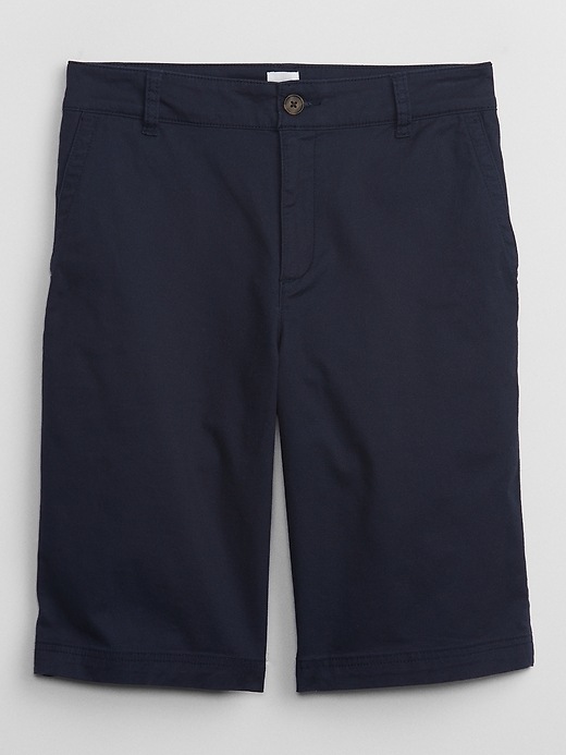 Image number 7 showing, 9" Mid Rise Twill Bermuda Shorts with Washwell
