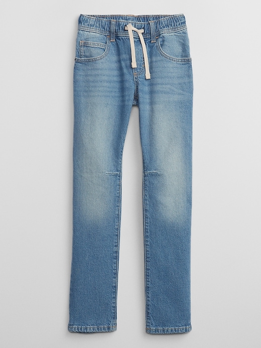 Image number 1 showing, Kids Slim Pull-On Jeans