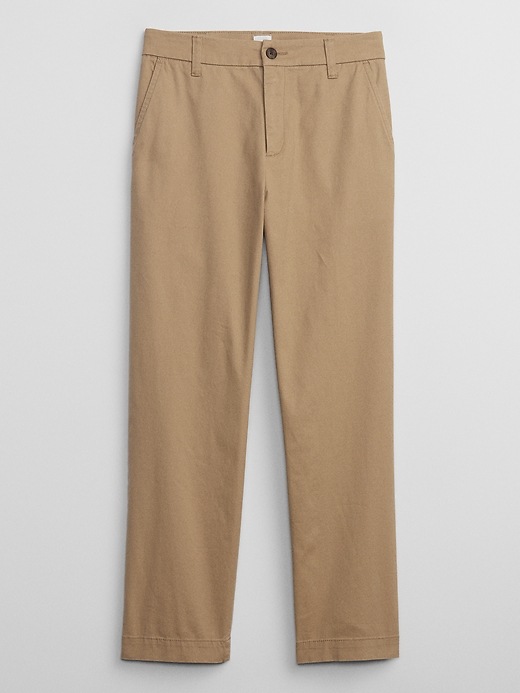 Image number 3 showing, Mid Rise Girlfriend Khakis with Washwell