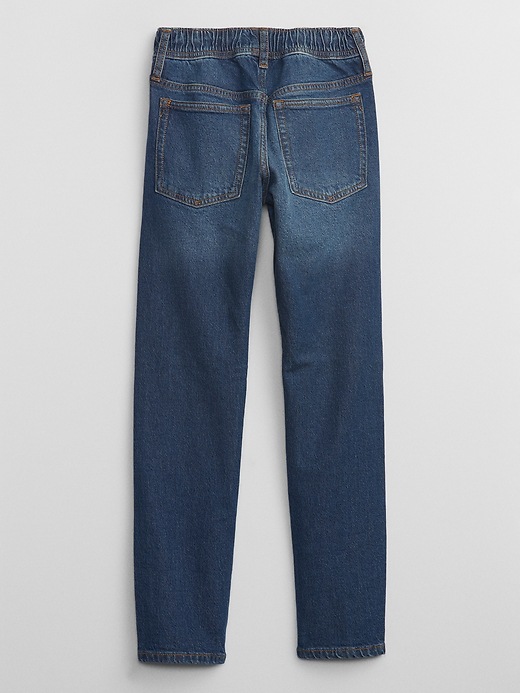View large product image 2 of 3. Kids Slim Pull-On Jeans with Washwell