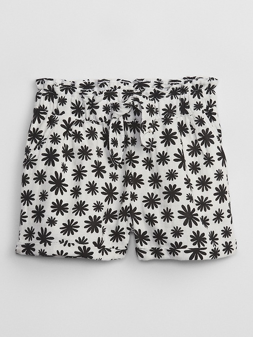 View large product image 1 of 1. babyGap Gauze Print Pull-On Shorts with Washwell