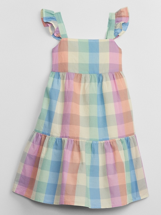 Image number 1 showing, babyGap Flutter Plaid Midi Dress