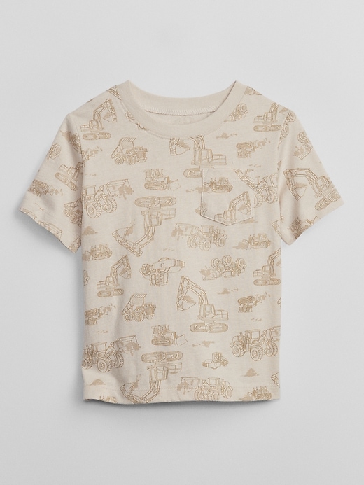 View large product image 1 of 1. babyGap Print Pocket T-Shirt