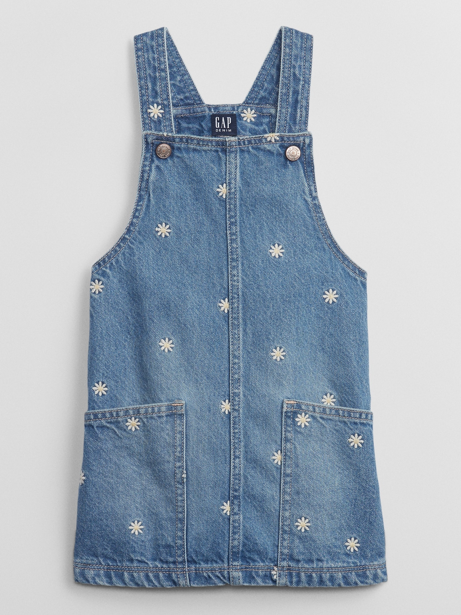 babyGap Embroidered Denim Skirtall