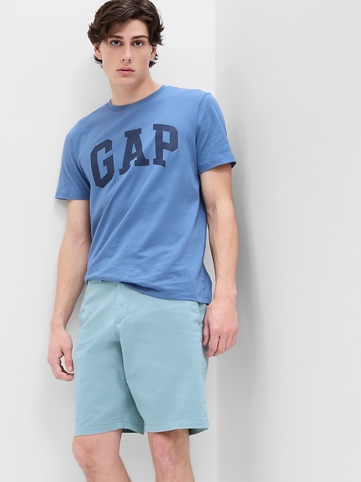 Image number 1 showing, 10" Essential Khaki Shorts with Washwell