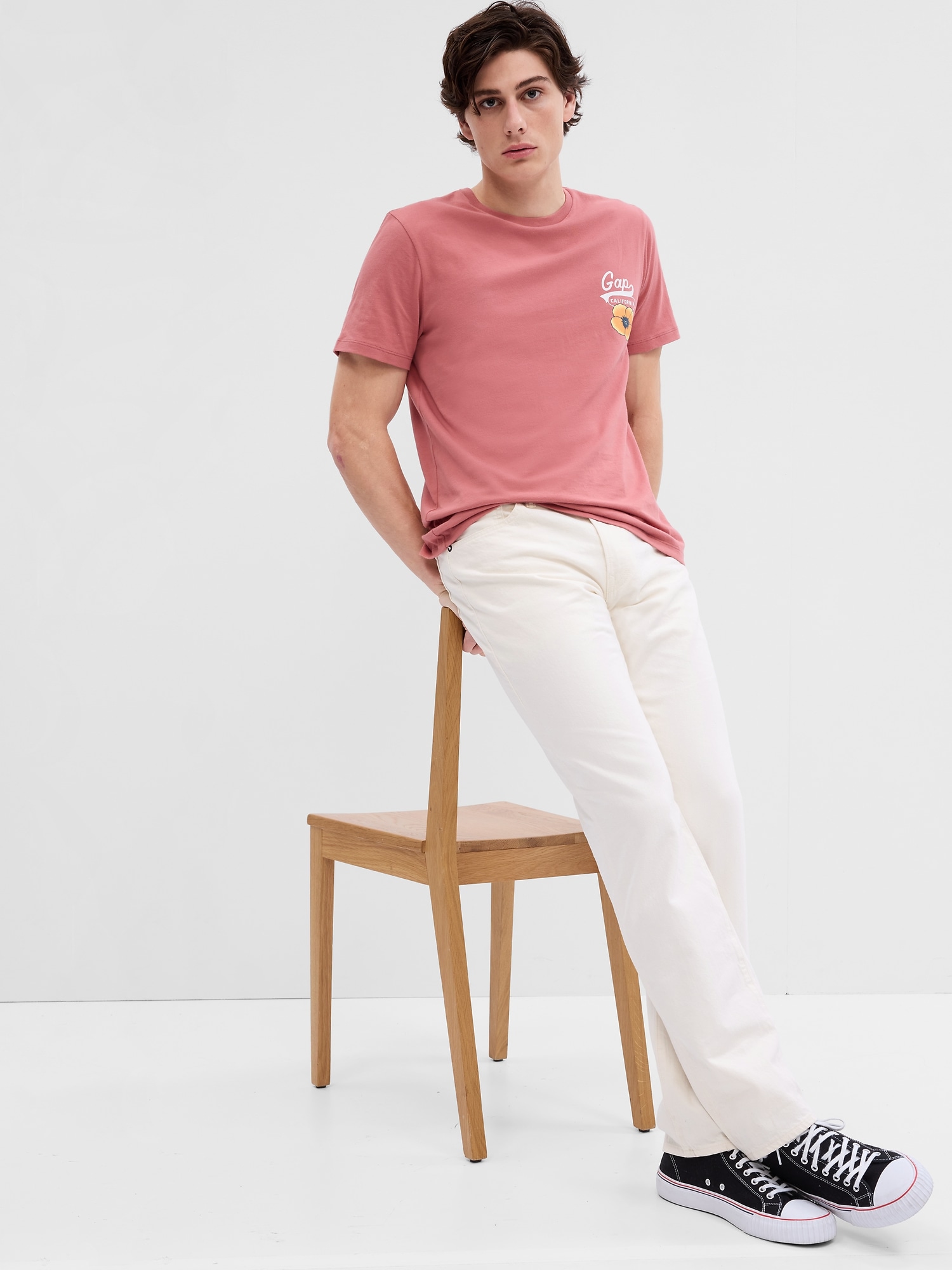 Straight Jeans with Washwell