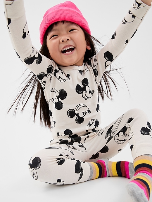View large product image 2 of 2. babyGap &#124 Disney Mickey Mouse 100% Organic Cotton PJ Set