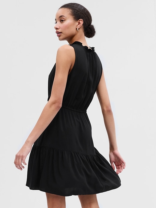 gap sleeveless splitneck mini dress GAP Women's Sleeveless Split Neck Dress, Black, X-Small Petite at Amazon  Women's Clothing store