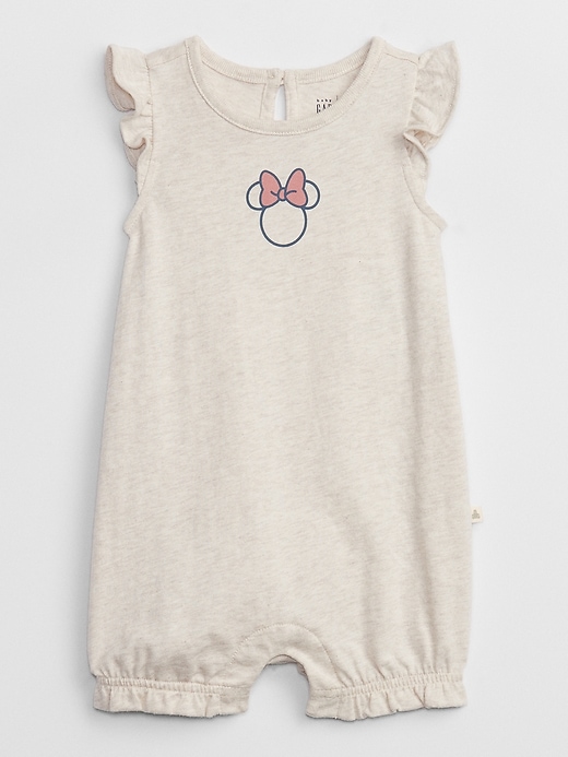 View large product image 1 of 1. babyGap &#124 Disney Minnie Mouse Graphic Romper