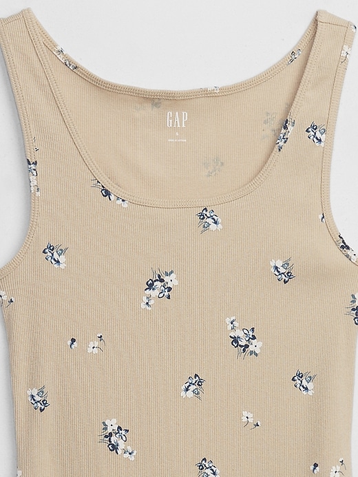 Image number 6 showing, Print Ribbed Tank Top