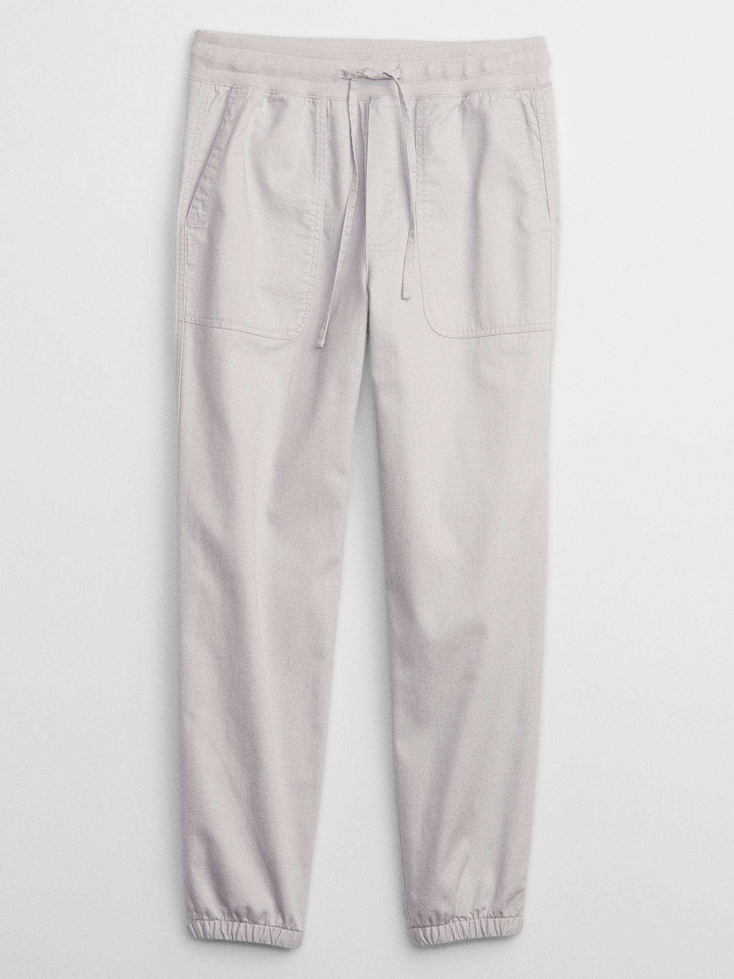 Ribbed Twill Joggers with Washwell Gap Factory