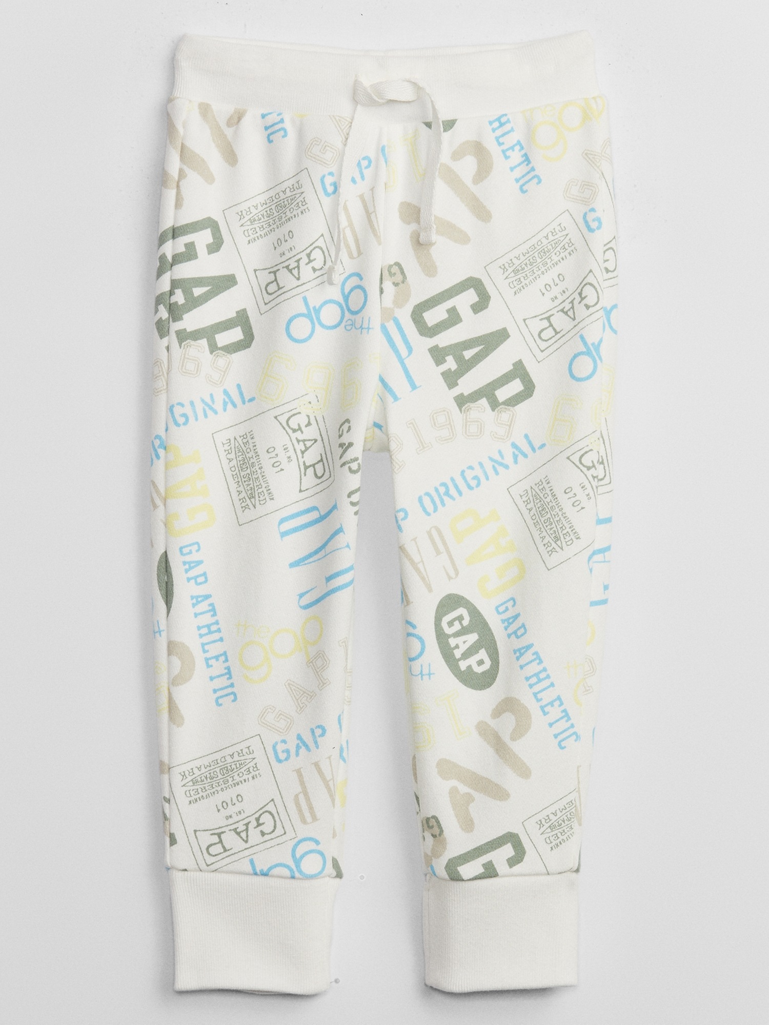 babyGap Logo Print Pull-On Joggers