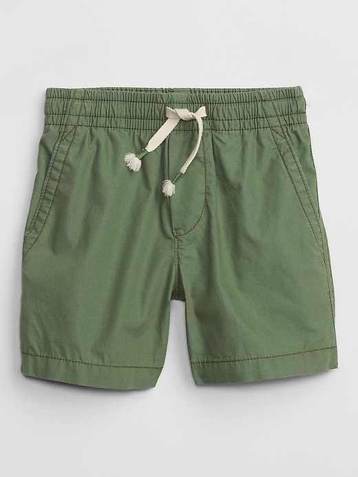 Image number 1 showing, babyGap Poplin Pull-On Shorts