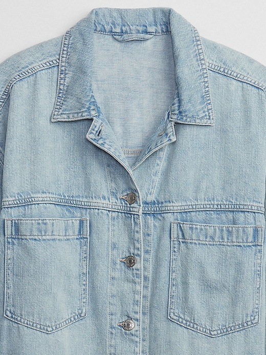 Image number 4 showing, Denim Shirt Jacket