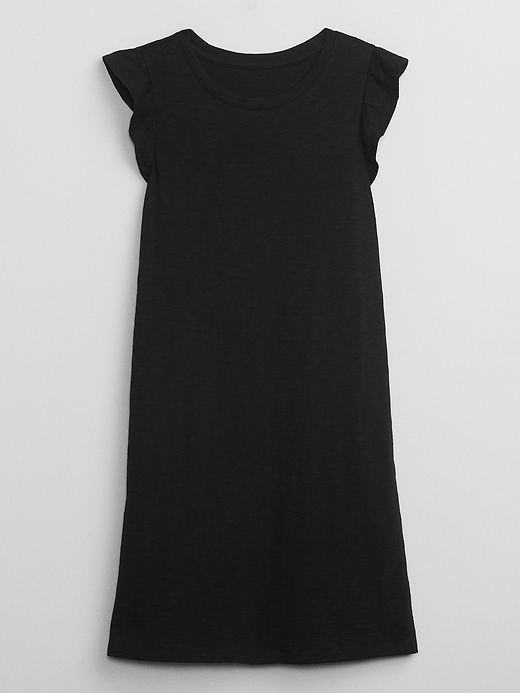 Image number 5 showing, Relaxed Flutter Sleeve T-Shirt Dress