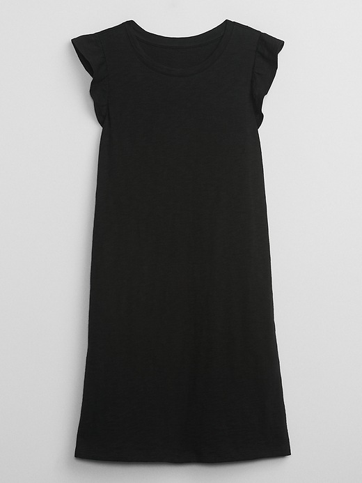 Image number 6 showing, Relaxed Flutter Sleeve T-Shirt Dress