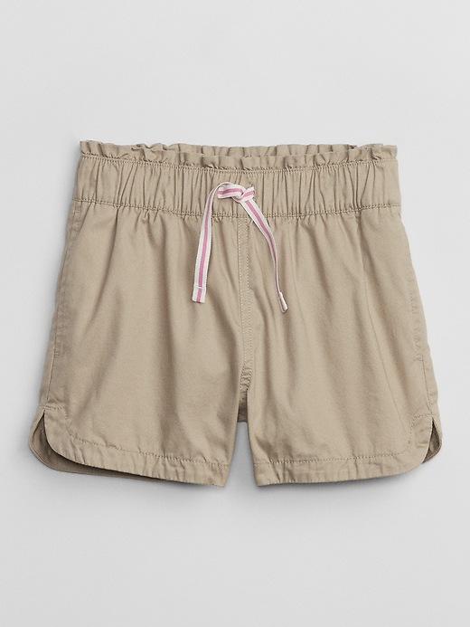 View large product image 1 of 3. Kids Twill Pull-On Shorts with Washwell