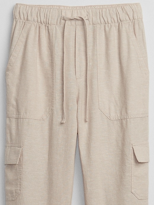 Image number 6 showing, Linen Easy Cargo Pants