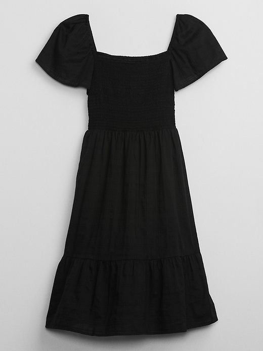 Image number 5 showing, Smocked Squareneck Midi Dress
