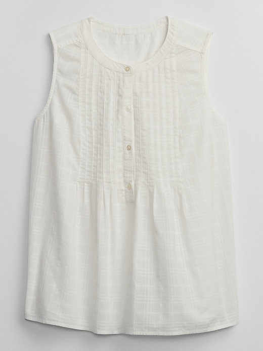 Image number 3 showing, Sleeveless Pintuck Top