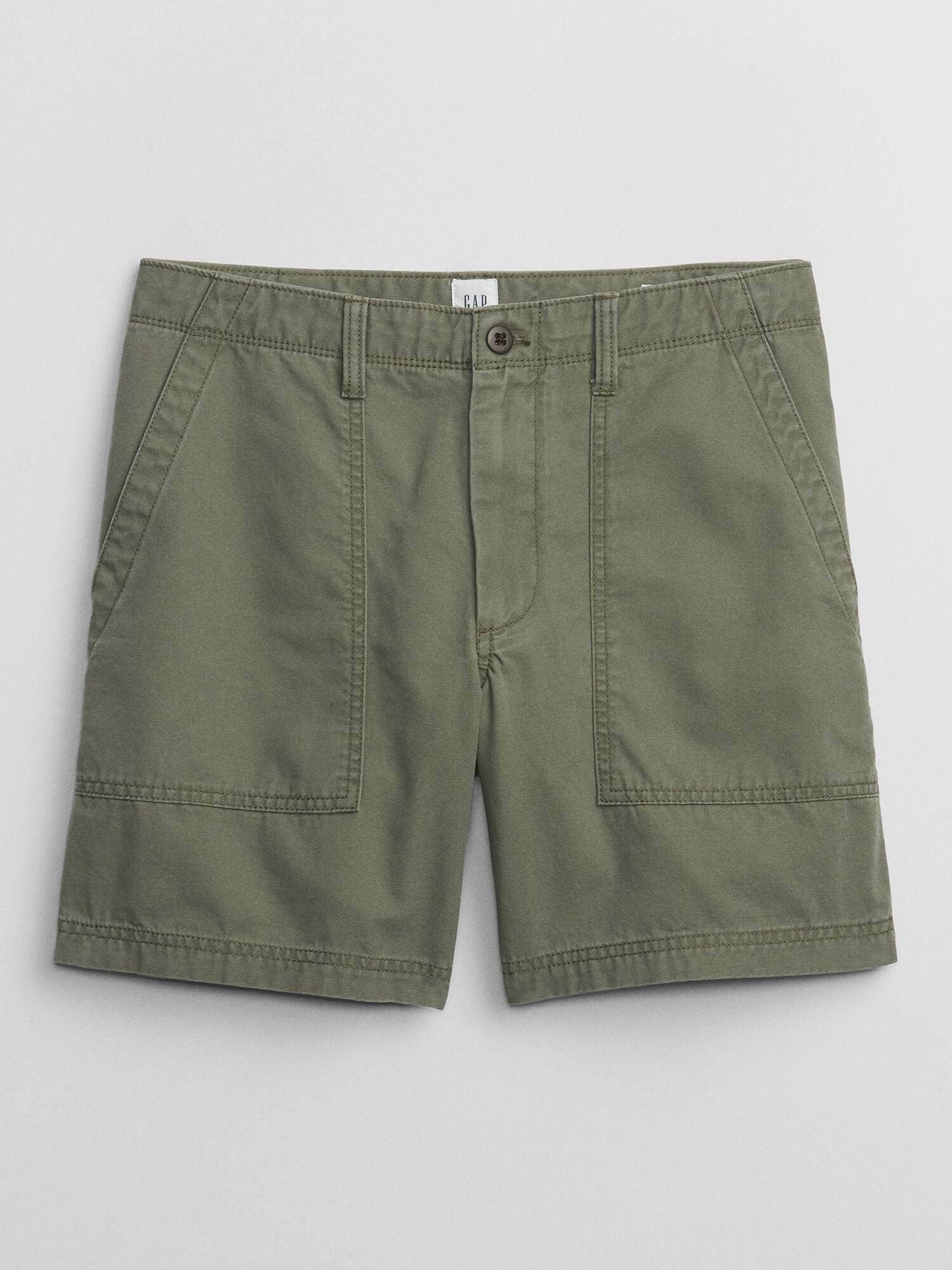 7" Canvas Utility Shorts Gap Factory