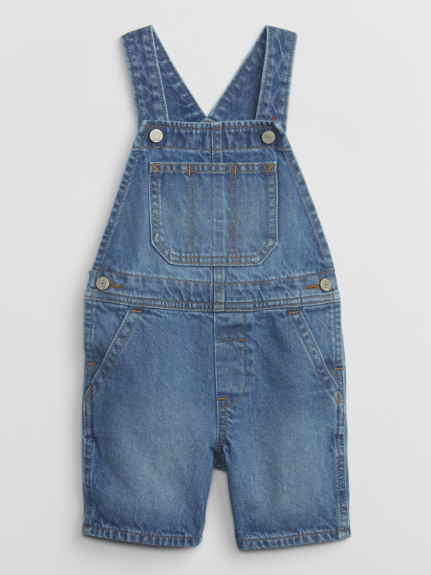 babyGap Denim Shortalls with Washwell