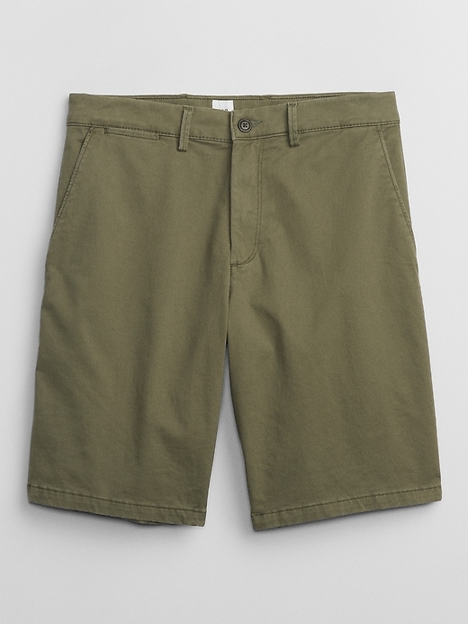 Image number 3 showing, 10" Essential Khaki Shorts
