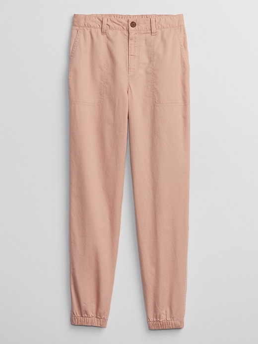 Image number 5 showing, Twill Girlfriend Joggers with Washwell