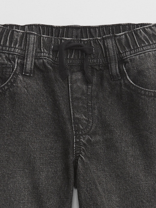 Image number 3 showing, Kids Slim Denim Pull-On Shorts