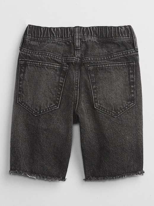 View large product image 2 of 5. Kids Slim Denim Pull-On Shorts with Washwell