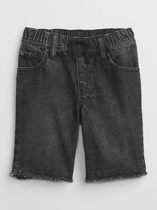 Image number 1 showing, Kids Slim Denim Pull-On Shorts