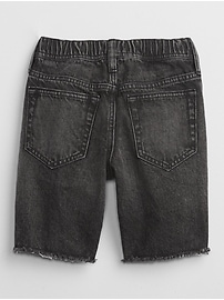 View large product image 4 of 5. Kids Slim Denim Pull-On Shorts with Washwell