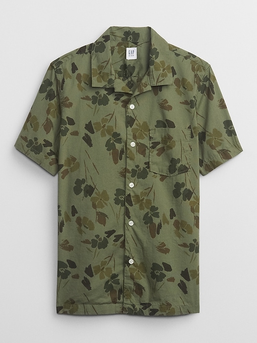 Image number 6 showing, Kids Poplin Vacay Shirt