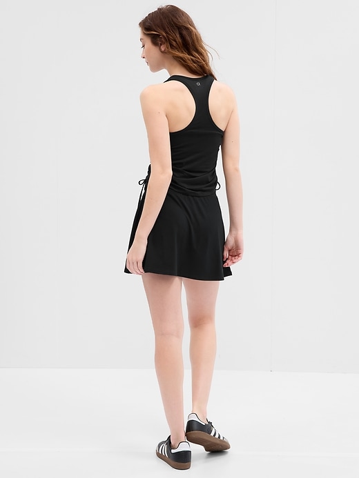 Image number 3 showing, GapFit Brushed Jersey Ruched Tank Top