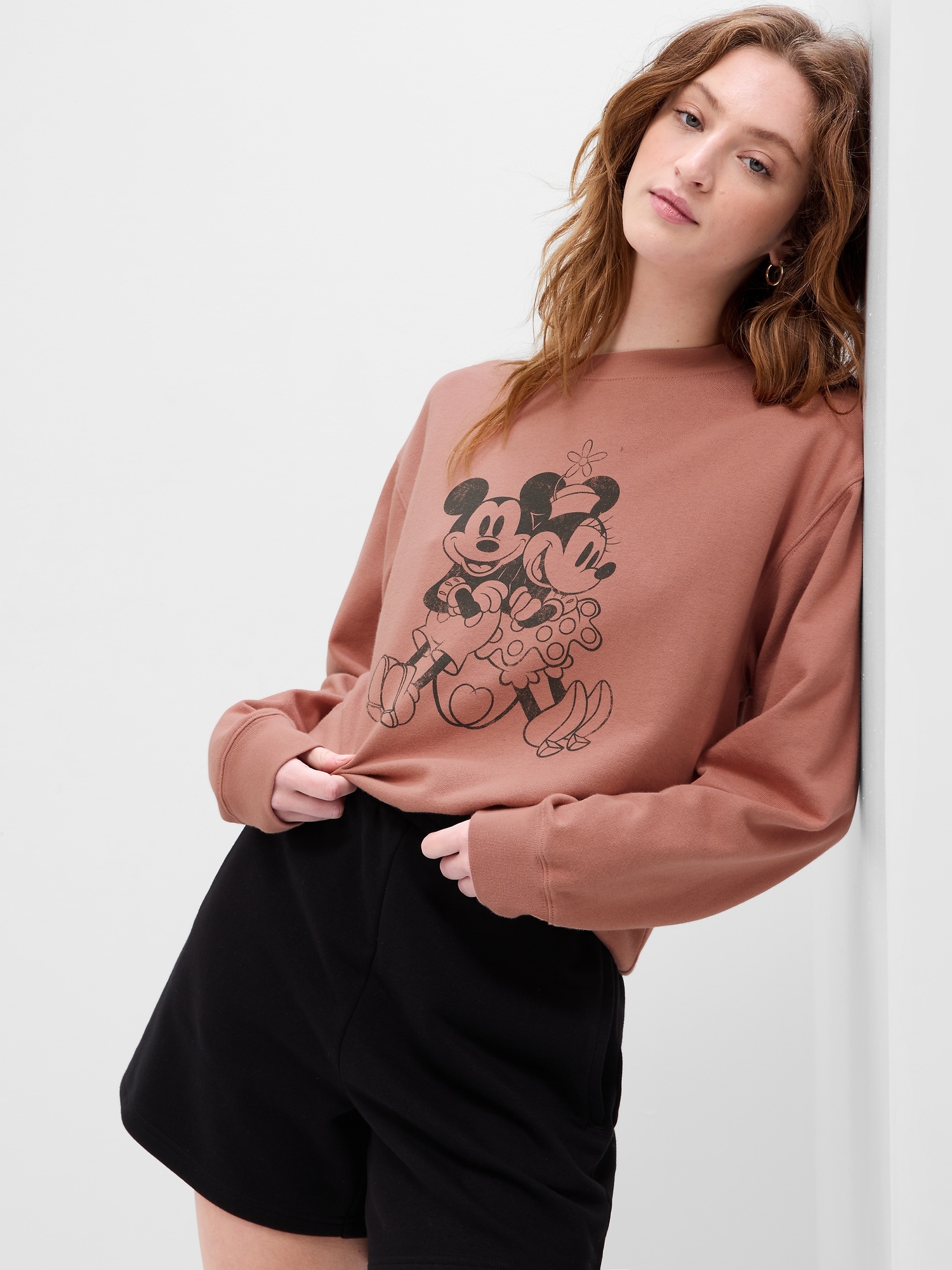 トップス Mickey Design Sweat Zara x Disney Sweatshirt Mickey Mouse Crew Neck Colorful